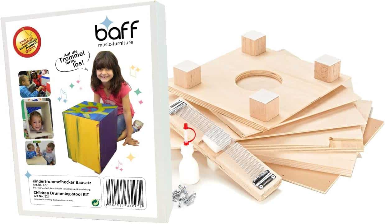 baff Musikmöbel Kindertrommelhocker Bausatz