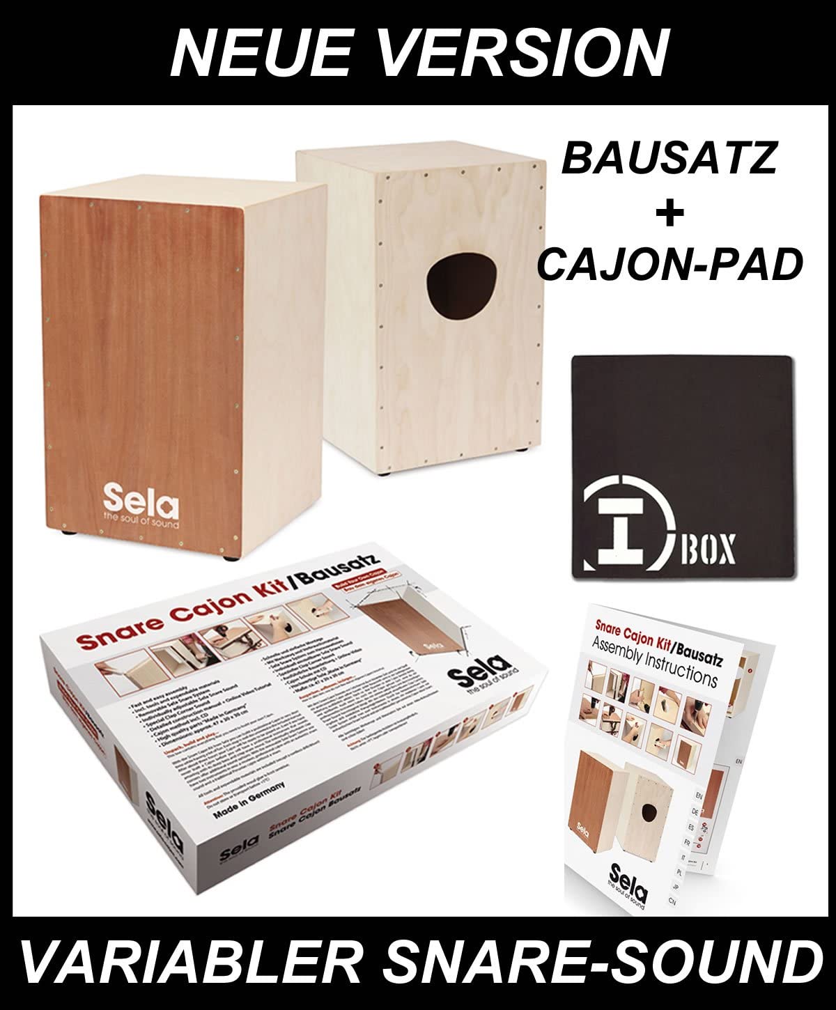 Sela Snare Cajon Bausatz